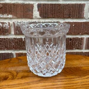 Gorham 1980s King Edward Crystal Biscuit Barrel Replacement No lid